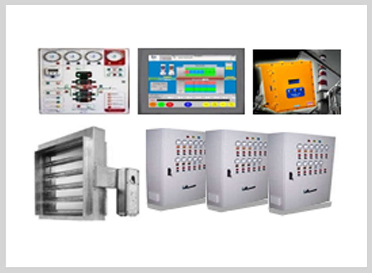 fire damper control panel
